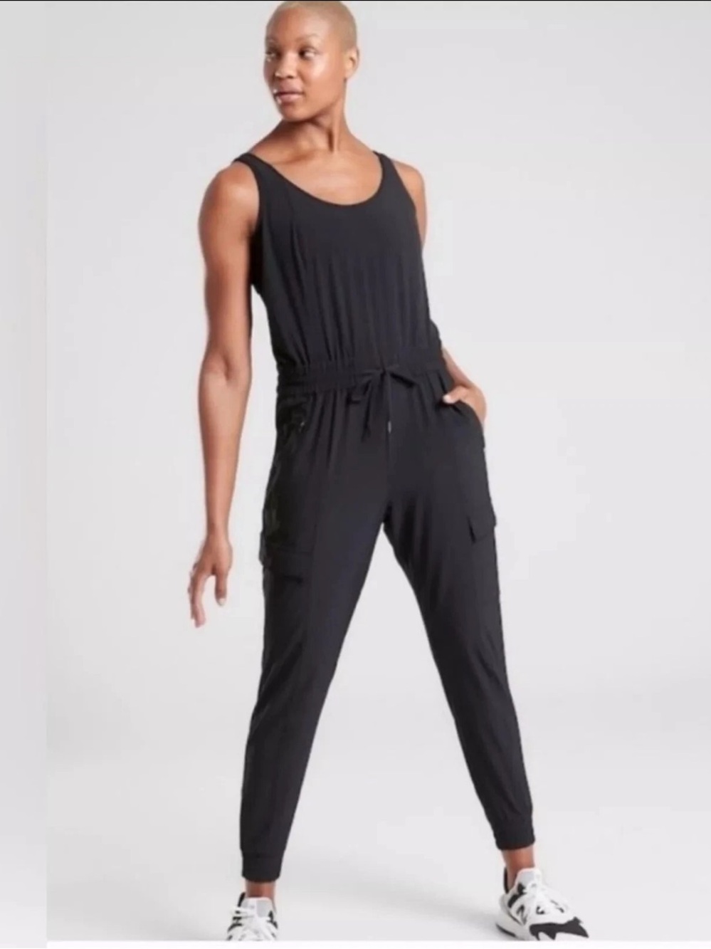 Athleta Unbound Jumpsuit in black xsp